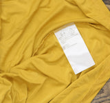 Me By Jennie Garth Womens Short Sleeve Knit Shirt A704295 Okra Yellow S