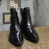 Wild Fable Giovanna Buckle Western Ankle Boots Memory Foam Insole Black 6.5M