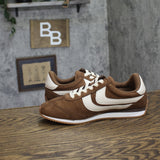 DV Dolce Vita Womens Hype Round Toe Low Top Lace Up Sneakers Chestnut Brown 8.5M