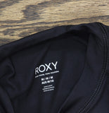 Roxy Long Sleeve Compression Fit Rashguard ERJWR03547 Anthracite Black M