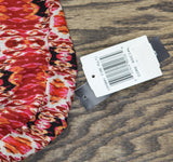 Teeze Me Juniors Printed Handkerchief-Hem Shift Dress Red Paisley M