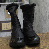 Easy Street Womens Cuddle Waterproof Quilted Boot CUDDL Black 11M
