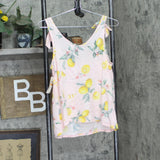 Flora by Flora Nikrooz Womens Claudine Sleeveless Pajama Shirt Top Peach Pink S