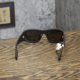 Bottega Veneta Intrecciato Braided Wrap Sunglasses BV1303S007M Brown 56MM