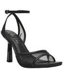 Wild Pair Womens Erynn Dress Sandals Heels 10020643600 Black Mesh 7M