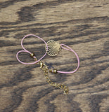 Fashion Beaded Pineapple Turtle Seashell Beach Bracelet Set Gold / Pink / White