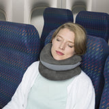 Travelon Deluxe Wrap-n-Rest Neck Pillow Dark Gray / Light Gray One Size