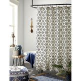Distant Lands Broken Diamond Shower Curtain 1671772e341d09 Black Multi 72" x 72"