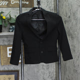 Calvin Klein Big Boys Slim Fit Stretch Suit Jacket K8J0045 Black 8