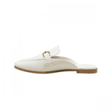 A New Day Womens Sandy Mule Flats with Memory Foam Insole 87930575 Off White 8M