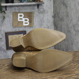 Universal Thread Block Heel Western Booties Ankle Boots Brown 8M