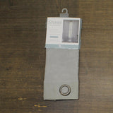Regal Home Sheer Grommet Top Single Curtain Panel Silver Gray 50" x 95"