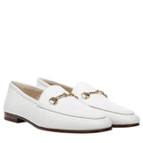 Sam Edelman Womens Loraine Almond Toe Loafers E8519LU Bright White 9M