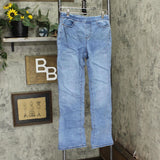 Denim & Co. Womens Modern Denim Lightly Bodied Pull On Jeans Light Blue 2XS