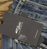 Silver Jeans Co. Suki Mid Rise Curvy Fit Capri Jeans Indigo Blue 20W