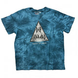 Def Leppard Men's Crew Neck Graphic Band Printed Short Sleeve Tee 14196-Def