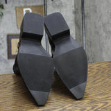 Wild Fable Giovanna Buckle Western Ankle Boots with Memory Foam Insole Black 9M