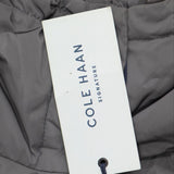 Cole Haan Womens Quilted Hooded Down Maxi Puffer Coat 1677d2fbce96d5 Gray 2XL