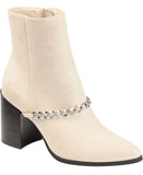 Journee Collection Women's Monicco Booties Shoes Natural Off White 7M