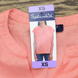 Splendid Women's Linen Blend Tunic Top 177097