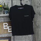 State Of Day Womens Fluid Knit Pajama Shirt Top 100189787MS Deep Black XS