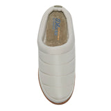 Dluxe By Dearfoams Womens Jess Slide Slippers 89471225 Cream Gray M (7-8)