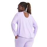 All In Motion Womens Leggings-Friendly Long Sleeve Top 90612561 Light Purple M