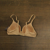 Auden Womens Luxe Stretch Comfort Wire Demi Bra 94266749 Pearl Tan Brown 36A