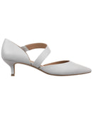 Style & Co. Womens Galenn Evening Pointed Toe Pumps 10021703000 Silver Gray 6M