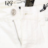 DG2 Womens Classic Stretch Denim Pedal Pusher Jean 697765 Ivory White 8P