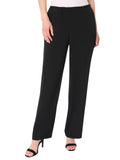 Kasper Womens Lennox Pull On Mid Rise Wide-Leg Pants 10891949 Black M