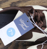 Universal Thread Skyler Jogger Sneakers Double Lace Low Top Brown Multi 7.5M