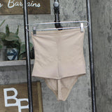 Miraclesuit Shaping Sexy Sheer Extra Firm Control High-Waist Thong Nude Brown L