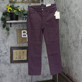 NYDJ Marilyn Petite Straight Leg Jeans A695157 Fig Purple 6P