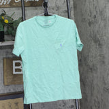 Polo Ralph Lauren Knit Crewneck Cotton Classic Fit Jersey Pocket T-Shirt Green S