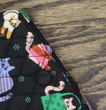 Vera Bradley Quilted Crossbody Shoulder Purse Pouch Black