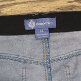 Democracy Womens Ab Solution Vintage Skinny Jean B1877E3RJ Blue Artisanal 14
