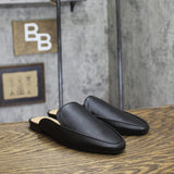 Journee Collection Womens Akza Mule Flats AKZA-FLATS Black 7.5M