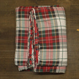 Levtex Home Cotton Spencer Plaid Reversible Quilt Red Mutli King / Cal King