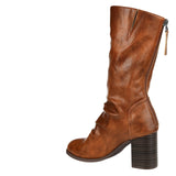 Journee Collection Women's Ruched Slouch Sequoia Boots SEQUOIA Brown 10M