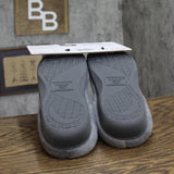 Isotoner Womens Terry Slip in Memory Foam Clog Slippers 96035 Ash Gray M (7.5-8)