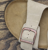 Goodfellow & Co Mens Saul Suede Two Band Sandals 94809732 Taupe Brown 7