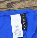 La Blanca Island Goddess Asymmetrical Skirted Swimsuit Bottom Lapis Blue 16