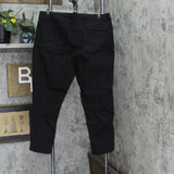 DG2 Womens Embroidered Pull-On Exposed Button Jean 720447 Black 1x