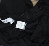 NY Collection Womens Knit Belted Jumpsuit Black PS