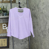 All In Motion Womens Leggings-Friendly Long Sleeve Top 90612561 Light Purple M
