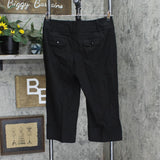 Ann Taylor Womens Cropped Dress Pants 1666f244b1e99c Black 2