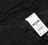 Bar III Ruffled Cold-Shoulder Mesh Top 100218140WN Deep Black 2X