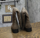 Style & Co. Womens Charmanee Riding Boots 10017739700 Dark Taupe Brown 5M