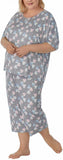 Disney Womens 2 Piece Capri Pajama Set 1683548